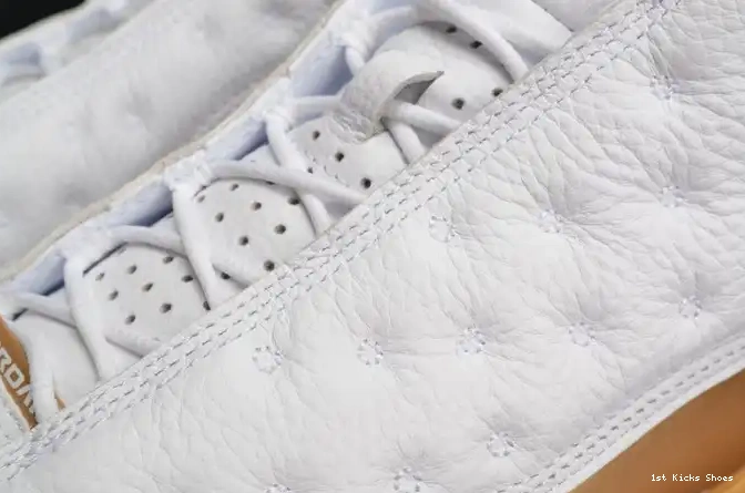 1st Kicks Shoes 13 AIR JORDAN RETRO 414571-135 white 